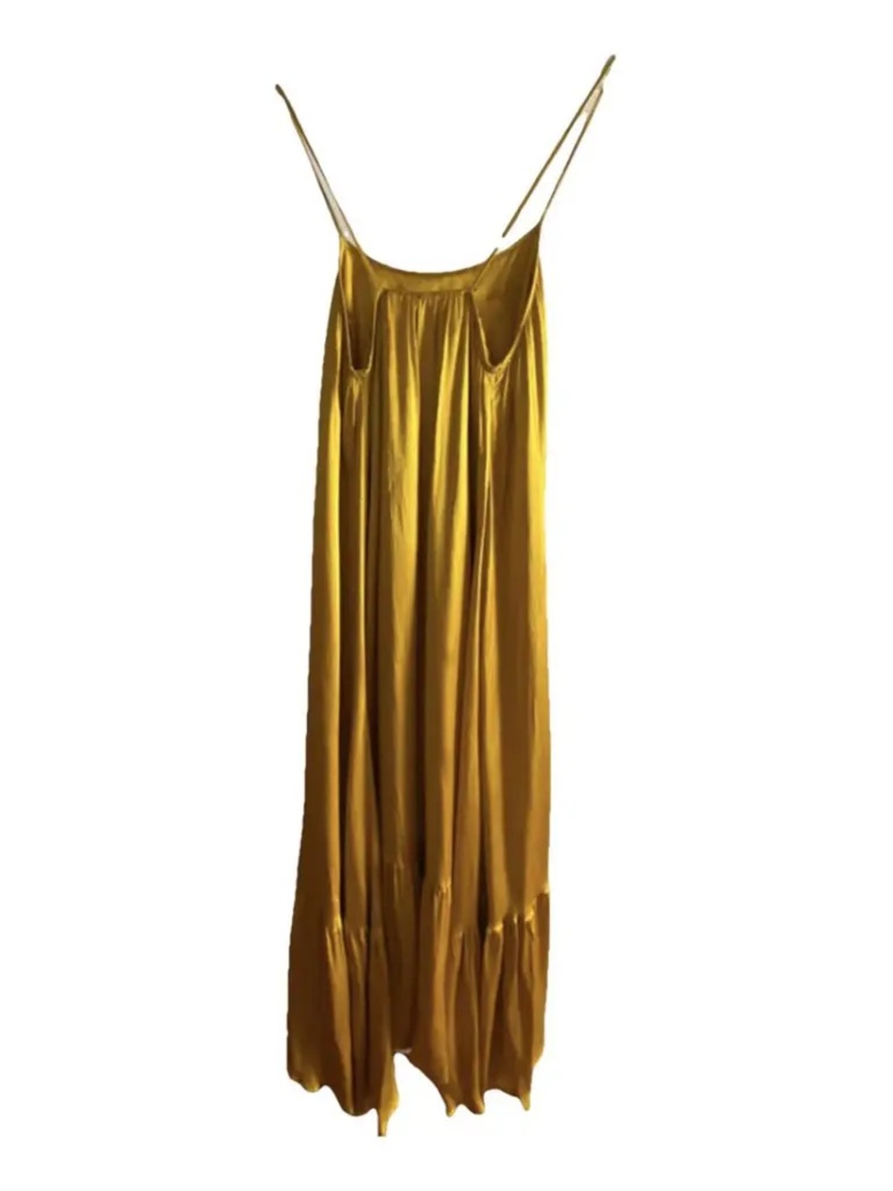 Liquid Gold Satin Dress - Picture 3 of 8